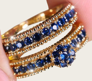 Elegant Geometric Design Shiny Ring for Women