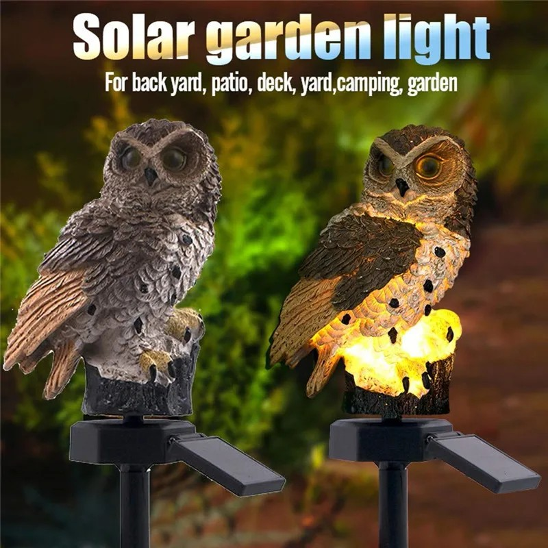 Solar Owl Lights for Outdoor Gardens – Waterproof & Eco-Friendly