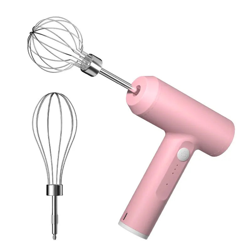 Portable Wireless Electric Hand Mixer – 3 Speed Settings