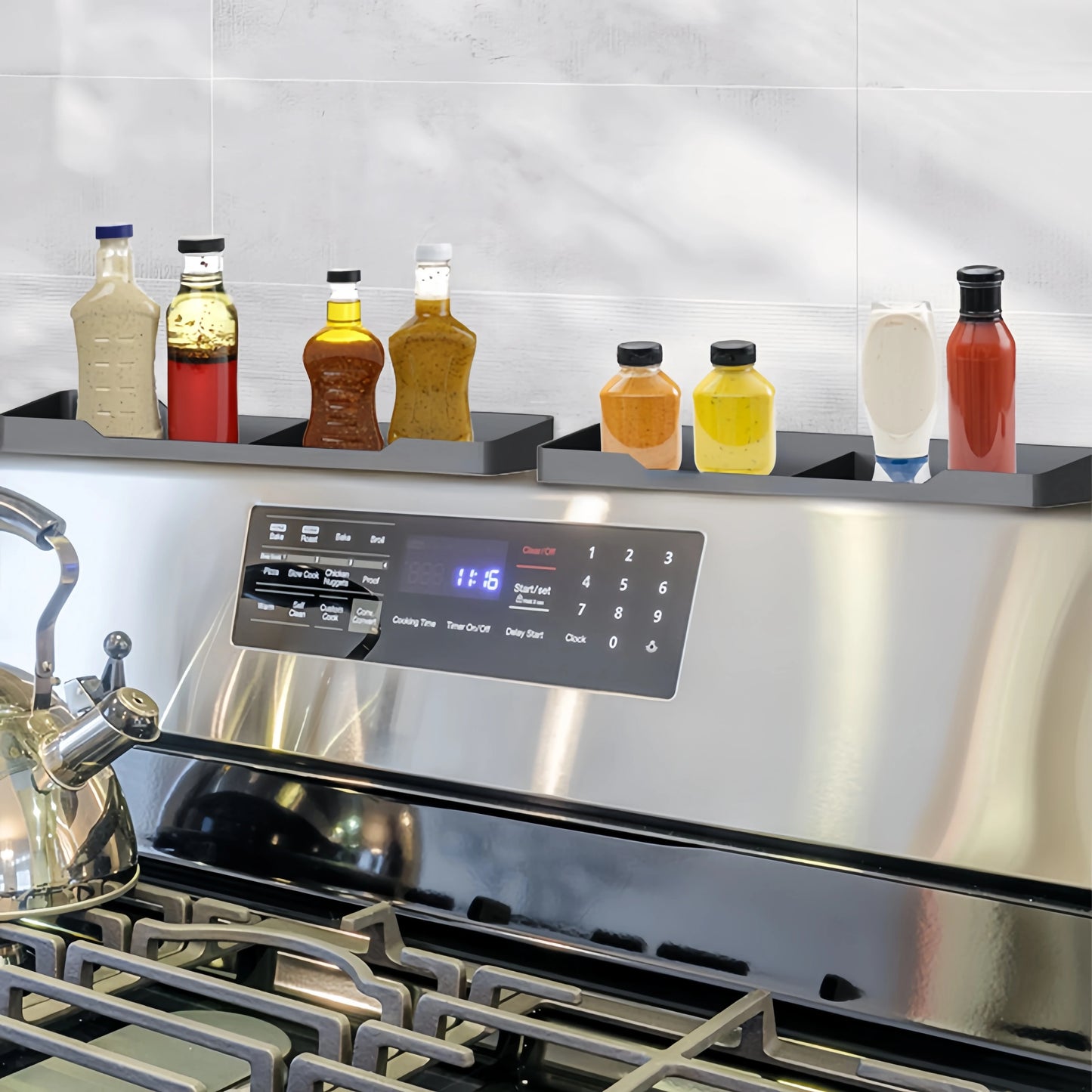 All-in-One Magnetic Storage Rack – Perfect for Spices & Kitchen Tools