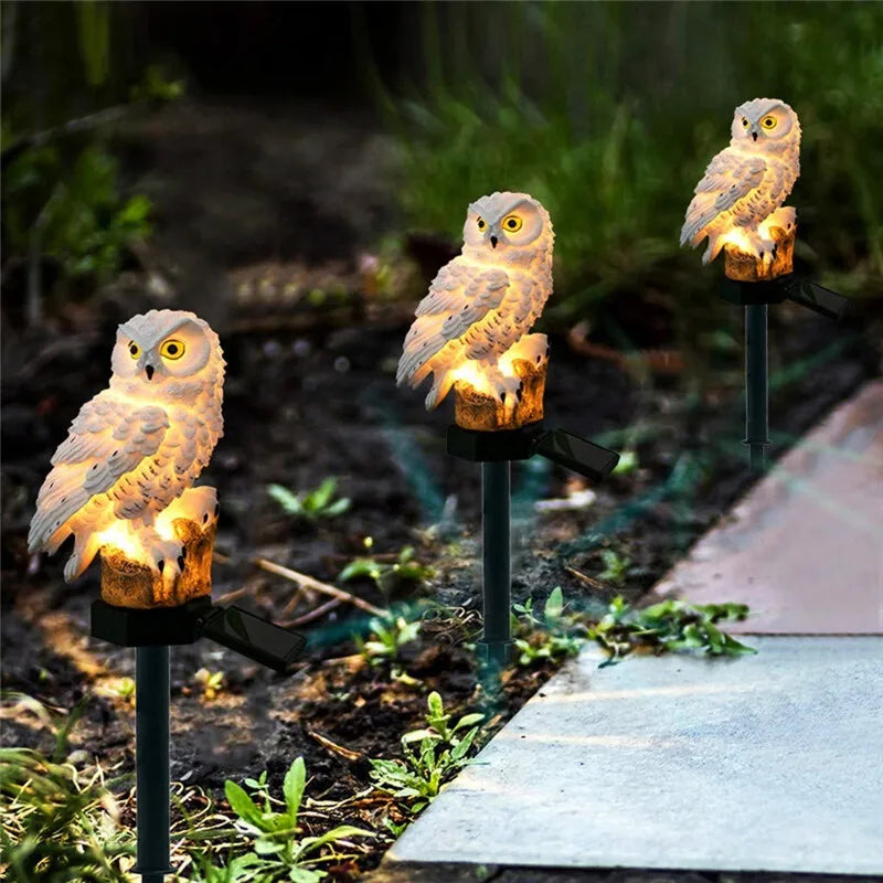 Solar Owl Lights for Outdoor Gardens – Waterproof & Eco-Friendly