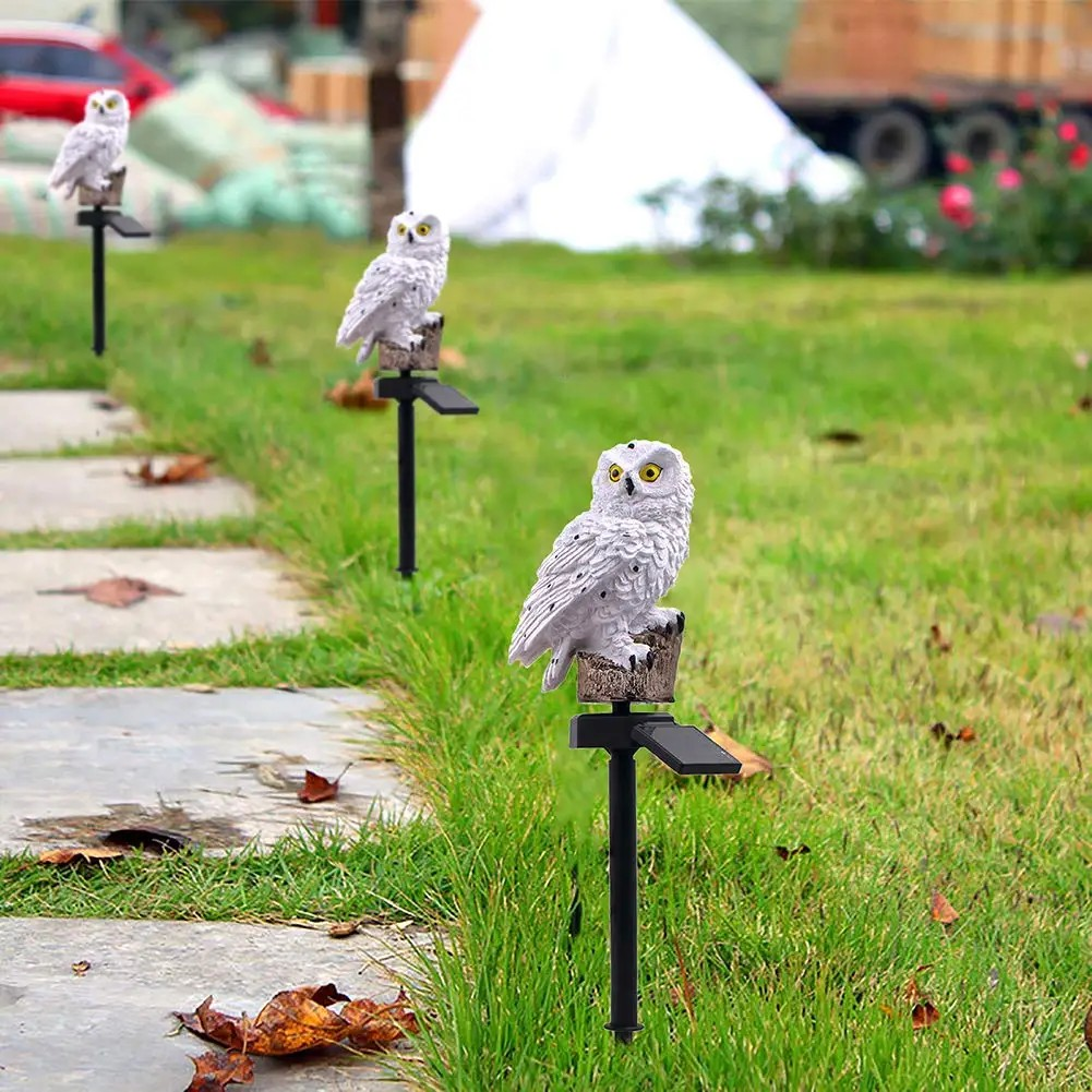 Solar Owl Lights for Outdoor Gardens – Waterproof & Eco-Friendly