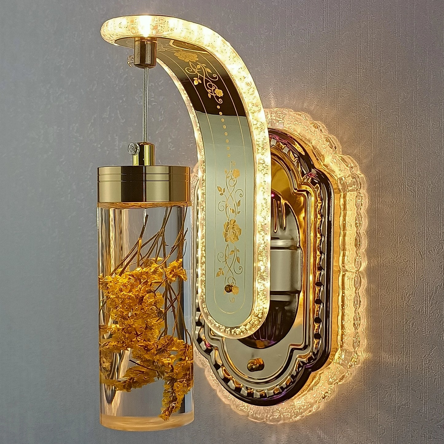 GlowBloom Amber Lamp – Radiance with a Touch of Elegance