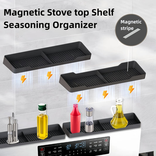 All-in-One Magnetic Storage Rack – Perfect for Spices & Kitchen Tools