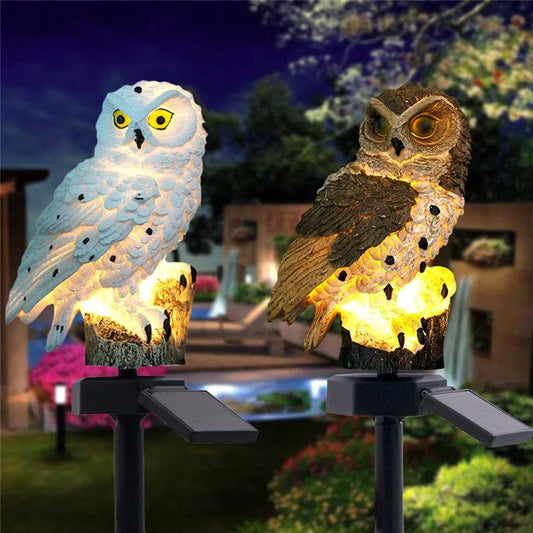 Solar Owl Lights for Outdoor Gardens – Waterproof & Eco-Friendly